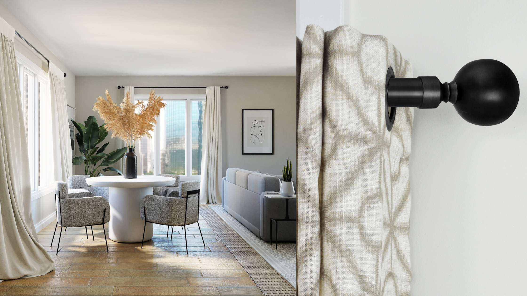 Window Covering Rods Choosing the Right Curtain Rod for your Window Coverings