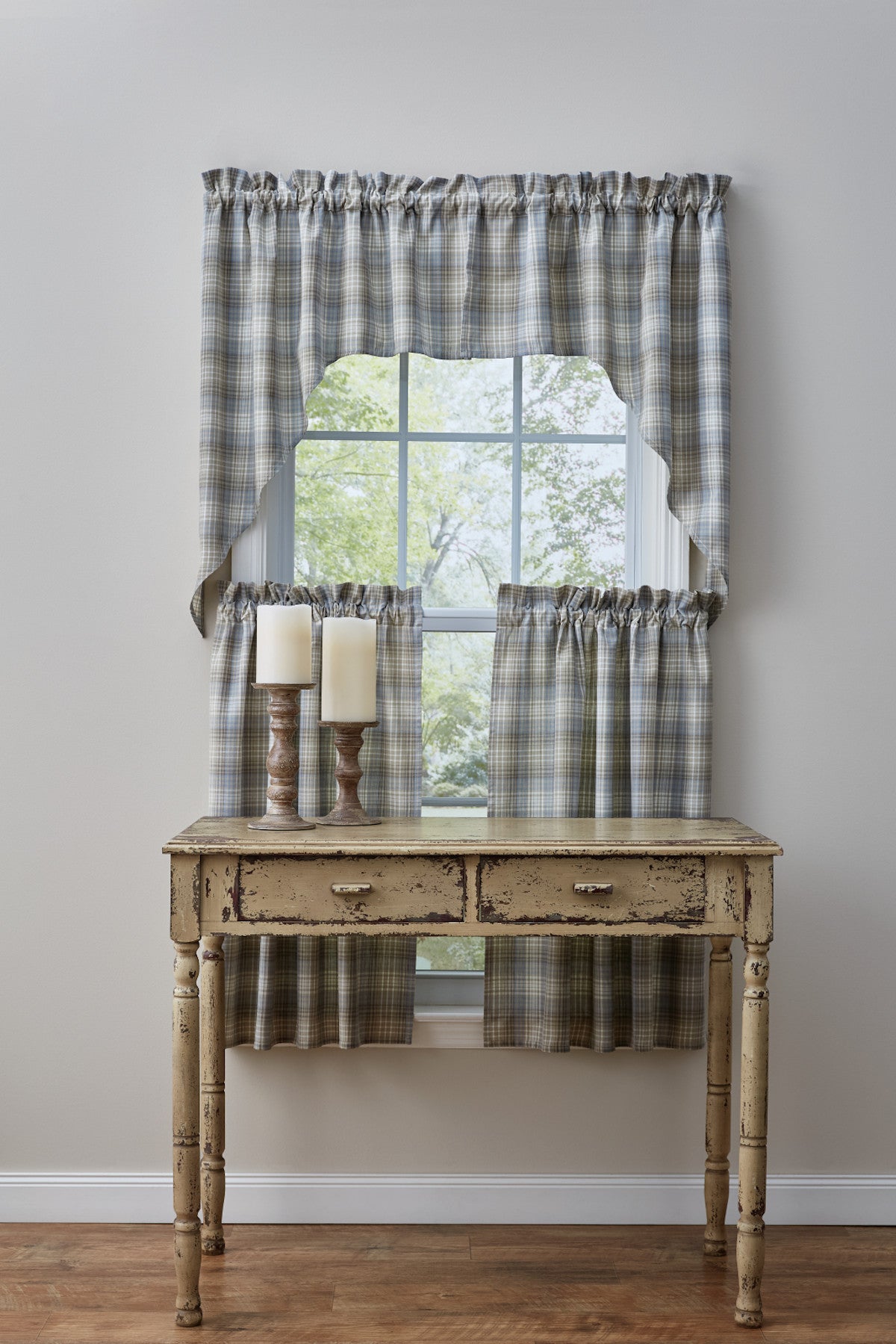 Prairie Wood Tier Curtain & Table Linens