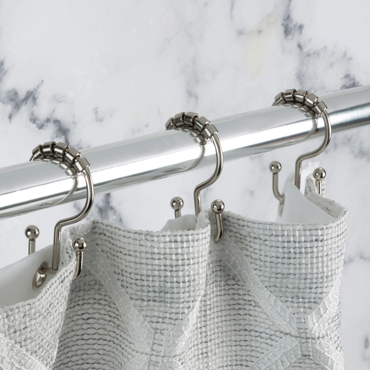 Moda At Home Enterprises Annex Shower Curtain Rings - Thumbnail 5