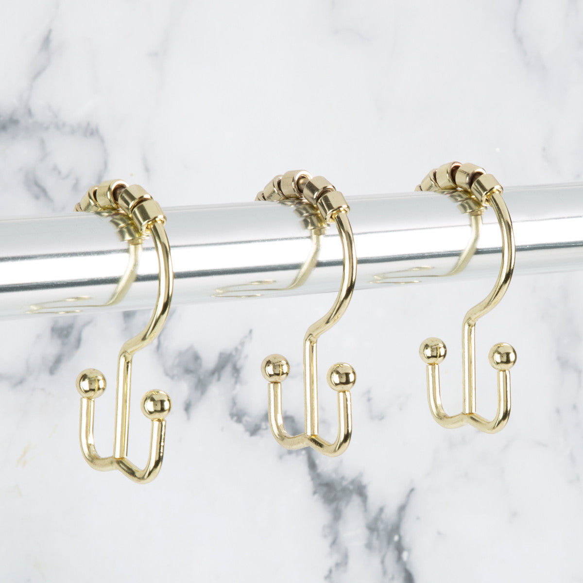 Moda At Home Enterprises Annex Shower Curtain Rings - Thumbnail 3
