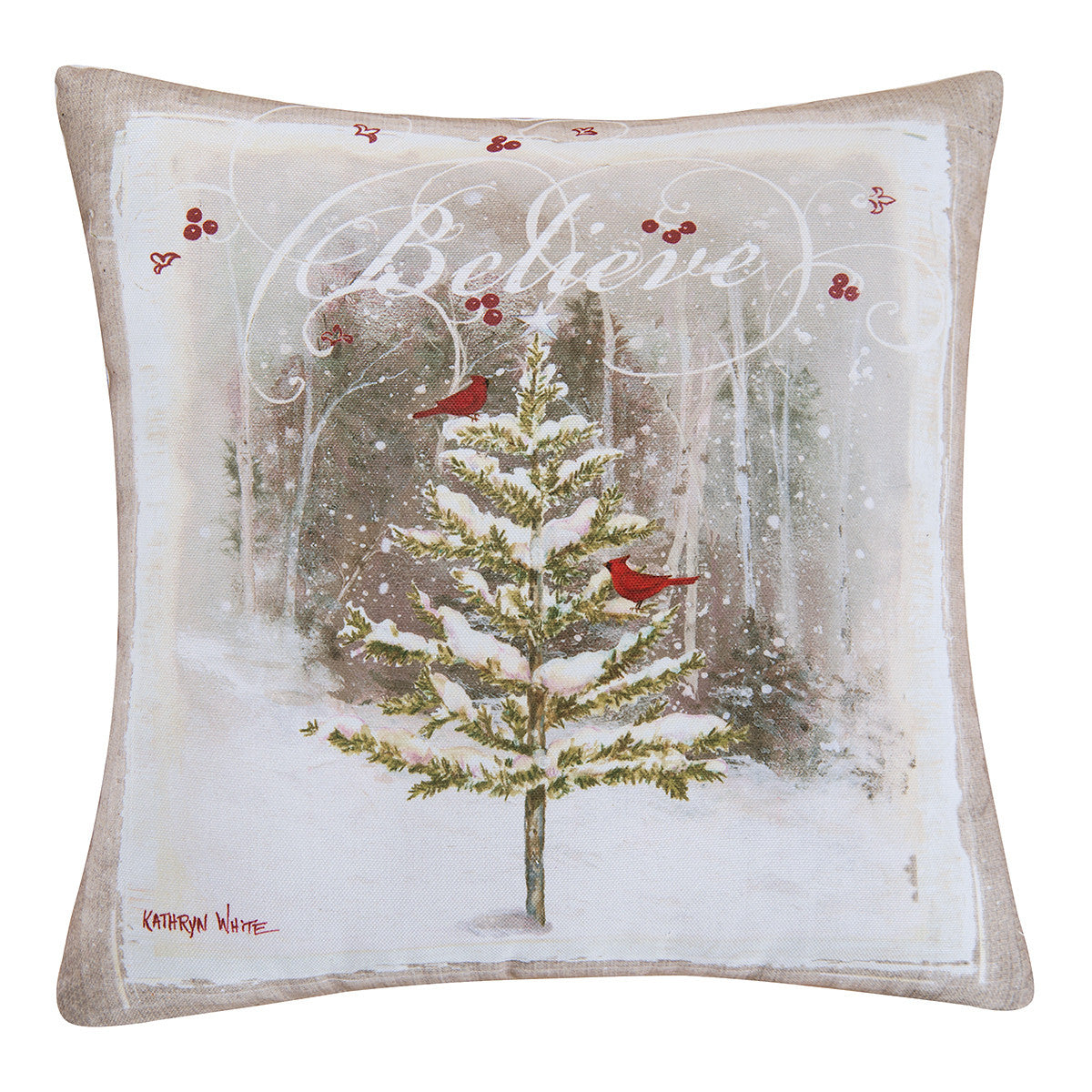 C & F Home Believe Tree Accent Pillow - Thumbnail 2